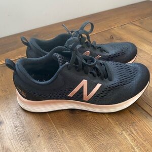 New Balance Black and Pink Athletic Sneakers